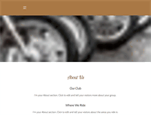 Tablet Screenshot of misfitsmotorcycleclub.com
